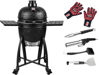 Grill Guru Prime Satin Black Medium Starterspakket