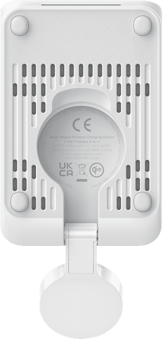 Anker Prime 3-in-1 MagGo Vouwbare Draadloze Oplader 15W Wit