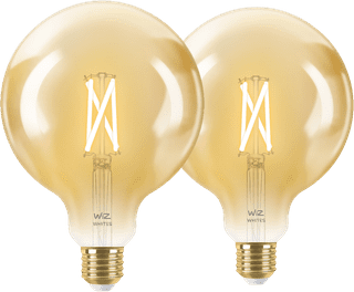 WiZ Smart Filament Light Globe XL 2-pack - Warm to Cool White Licht - E27
