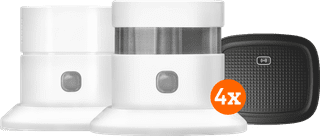 KlikAanKlikUit ZSDR-850 (3 years) 4-Pack + Carbon Monoxide Detector + Smart Bridge