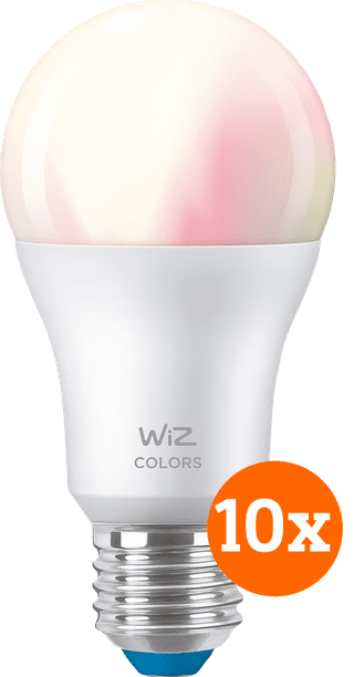 WiZ Smart Light 10-pack - Colored and White Light - E27