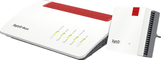 FRITZ!Box 7590 AX DSL + FRITZ!Repeater 1200 AX
