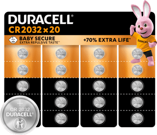 Duracell Specialty CR2032 lithium knoopcelbatterijen 3V 20 stuks
