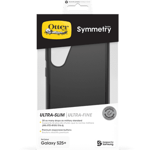 OtterBox Symmetry Samsung Galaxy S25 Plus Back Cover with Magnet Black
