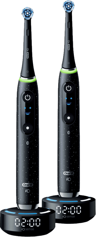 Oral-B iO 10 Black and Black Duo Pack + 4 Brush Heads