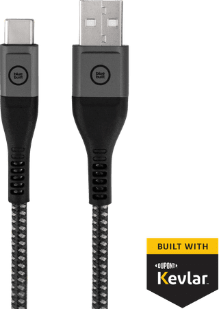 BlueBuilt Usb A naar Usb C Kabel 3m Kevlar® Zwart