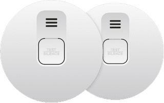 Elro Blue Line CBFS58R Linkable Smoke Detector Duo Pack (10 years)