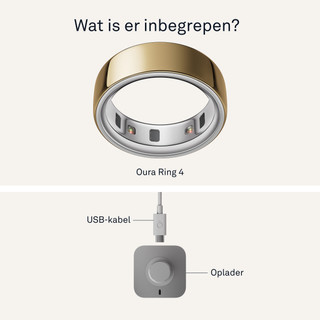 Oura Ring 4 Maat 10 Goud