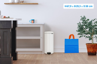 Brabantia NewIcon Pedaalemmer 30 Liter White