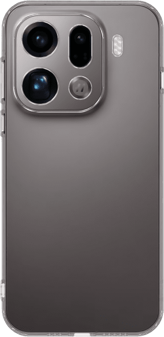 Just in Case Soft Design Oppo Find X9 Pro Back Cover Transparant