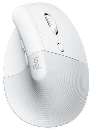 Logitech Lift for Mac Vertical Ergonomic Mouse White