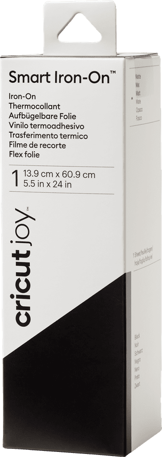 Cricut Joy Smart Iron-On Black 14x60cm