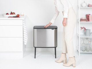 Brabantia Bo Touch Bin Prullenbak 3 x 11 liter Matt Steel Fingerprint Proof