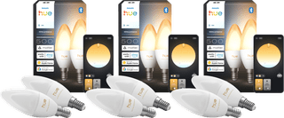 Philips Hue Kaarslamp White Ambiance E14 6-Pack