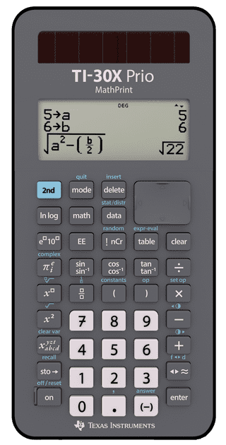 Texas Instruments CTI-30X Pro Mathprint FC Rekenmachine