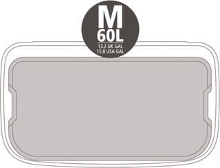Brabantia Bo Prullenbak 60 Liter Soft Grey