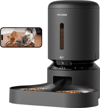 Petlibro Automatische Voerbak met Camera dual PLAF203 Zwart
