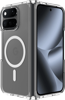 Just in Case Google Pixel 11 Pro Fold Back Cover met Magneet Transparant