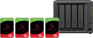 Synology DS425+ + Seagate Ironwolf 12TB 4-Pack