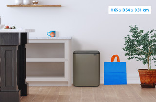 Brabantia Bo Touch Bin 2 x 30 Liter Platinum