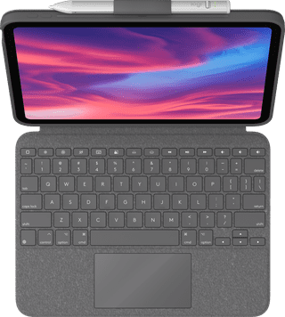 Logitech Combo Touch Apple iPad (2025/2022) Toetsenbord Hoes QWERTY