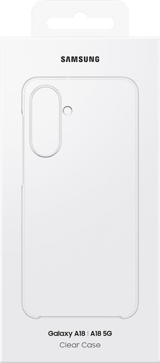 Samsung Galaxy A18 Soft Case Back Cover Transparent