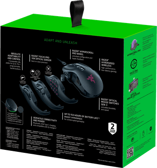 Razer Naga V2 Pro Draadloze Gaming Muis