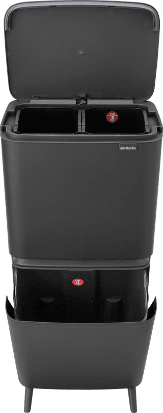 Brabantia SortUp Recycle Hi afvalemmer 20+25L Grijs