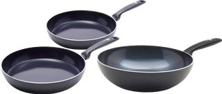GreenPan Torino Keramische koekenpannenset 24 + 28 cm + Wokpan 28 cm