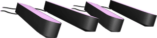 Philips Hue Play Lichtbalk White and Color Zwart 4-Pack
