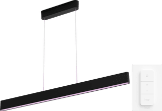 Philips Hue Ensis hanglamp White and Color Zwart + dimmer