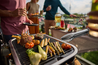 Weber Lumin Zwart met Onderstel