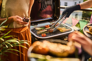 Weber Lumin Zwart met Onderstel