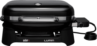 Weber Lumin Zwart met Onderstel