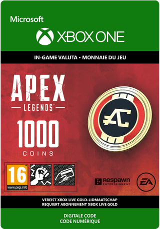 APEX Legends: 1000 Coins Xbox One - Digitaal