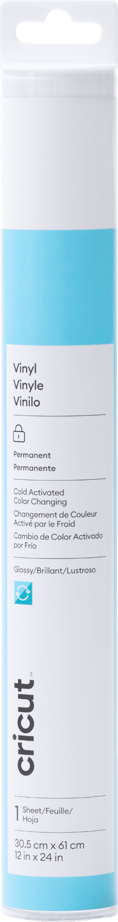 Cricut Color Changing Vinyl (Cold) Permanent Blue 30x60cm
