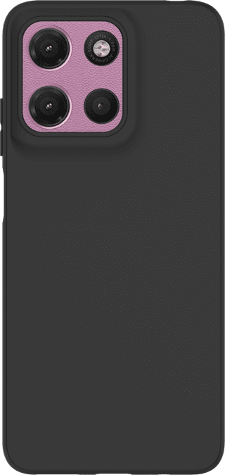 Just in Case Soft Design Motorola Moto G17 / G17 Power Back Cover Zwart