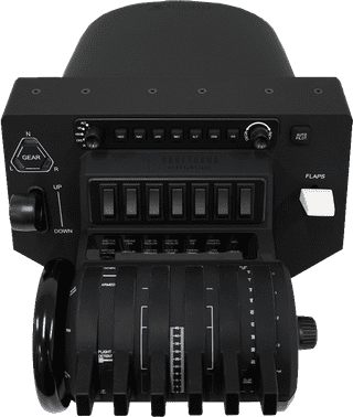 Honeycomb Bravo Throttle Quadrant met Auto Pilot en Annunciator Panel PC