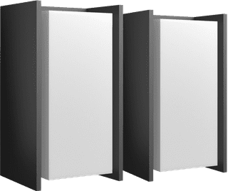 Philips Hue Turaco Wall Lamp White Black Duo Pack