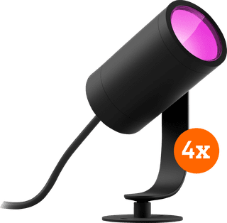 Philips Hue Lily Starter Pack White and Color Spike Light 4-pack