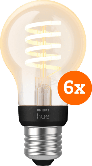 Philips Hue Filament White Ambiance Standaard 6-pack