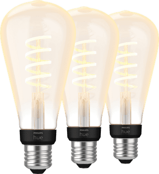 Philips Hue Filament White Ambiance Edison XL 3-pack