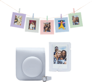 Fujifilm Instax Mini 12 Accessory Kit Clay White