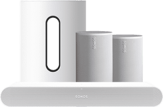 Sonos Ray White + 2x Era 100 White + Sub Mini White