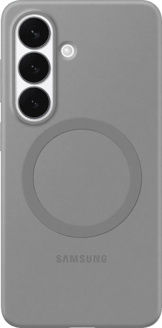 Samsung Galaxy S26 Silicone Back Cover with Magnet Gray