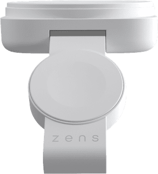 Zens 2-in-1 MagSafe Draadloze Oplader 15W Wit
