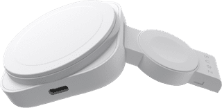 Zens 2-in-1 MagSafe Draadloze Oplader 15W Wit