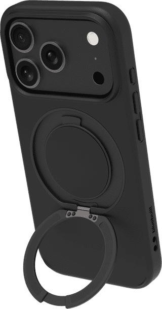 BlueBuilt Protective Back Cover met Standaard iPhone 18 Pro Zwart