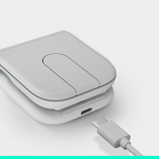 Logitech Mobi Fold Muis Off-White