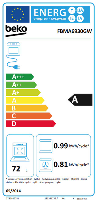 Beko FBMA6930GW AeroPerfect
